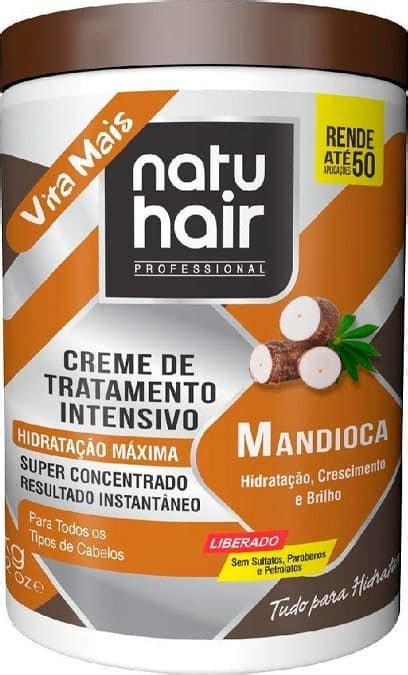 Creme De Tratamento NatuHair Mandioca Beleza Na Web