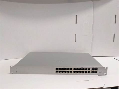 Cisco Meraki MS120 24P HW 24 Ports Rack Mountable Ethernet Switch