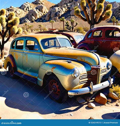 "Unveiling Timeless Tales: Antique Autos, Golden Rush Heritage & Desert