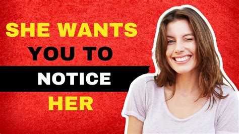 Signs A Girl Wants You To Notice Her Dating Tips For Men Youtube