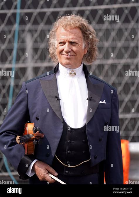 Dutch Violinist Andre Rieu During The Netherlands Grand Prix At CM