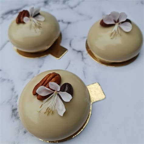 Entremet pécan café et dulcey Les délices 31