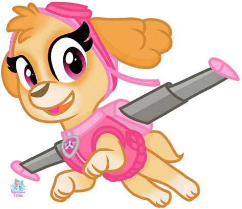 Paw Patrol Skye Vector 3 By Rainboweevee Da On Deviantart