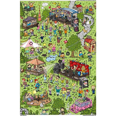 Wimmelbild Robotermatte Wiesenfest Für Bee Bot 3990