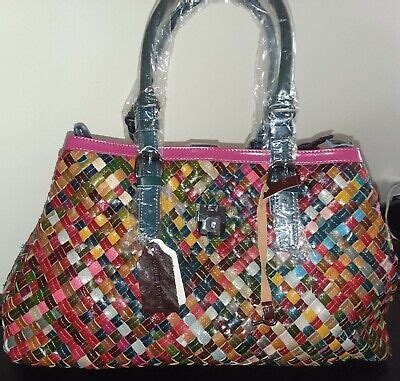 Woven leather handbag | eBay