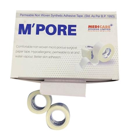 Brand M Pore Color White Surgical Paper Tape At Rs Box In