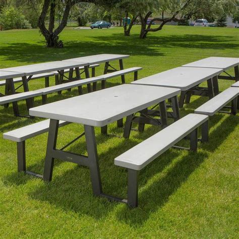 Lifetime 6ft 18m Folding Picnic Table 6 Pack Costco Uk