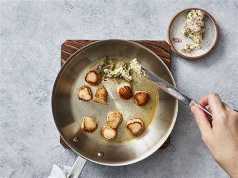 Pan Seared Scallops With Lemon Herb Compound Butter Wild Alaskan Company