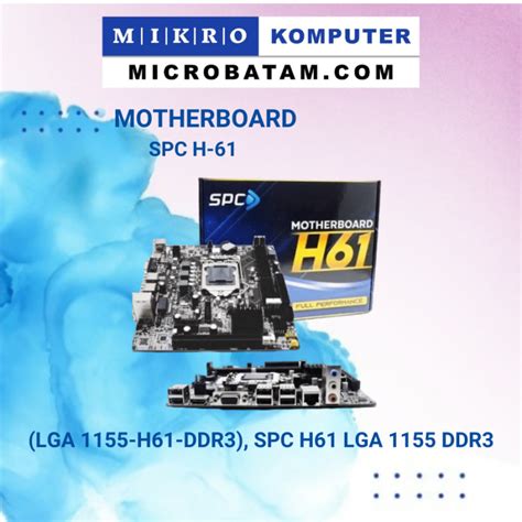 Motherboard Spc H Lga H Ddr