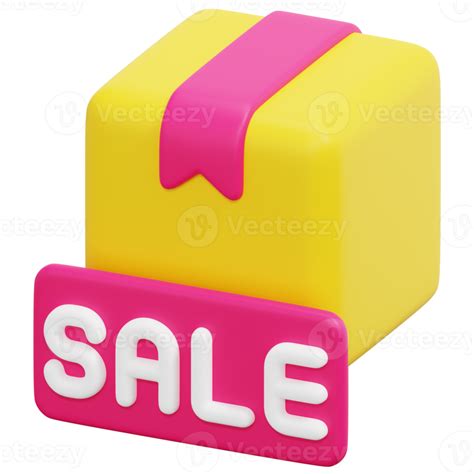 Sale 3d Render Icon Illustration 21615581 Png