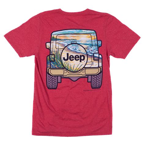 Jeep Back To The Beach T Shirt Jedco