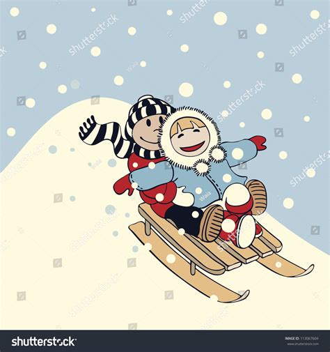 Snowy Day Cartoon Image