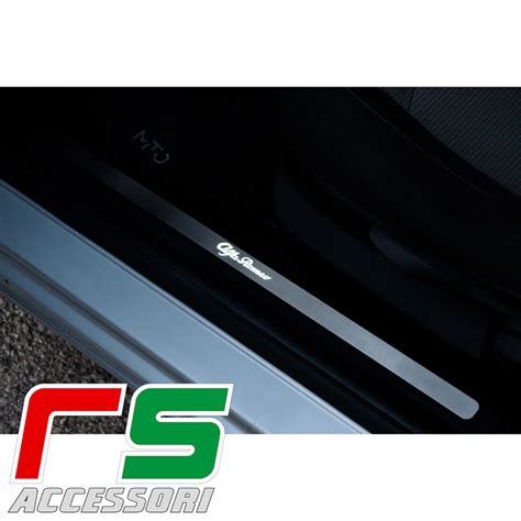 Sill On Sill Plate Alfa Romeo Mito Under Side Platform In Stainless Steel