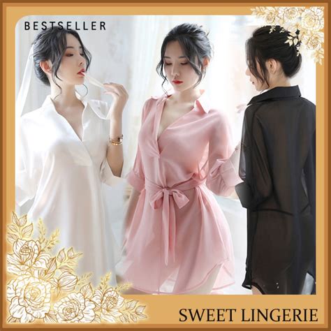 Jual Lingeri Lingerie Set Dress Baju Gaun G String Tidur Dinas Istri