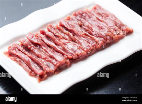 Chinese Food Hot Pot Meat Stock Photo Alamy