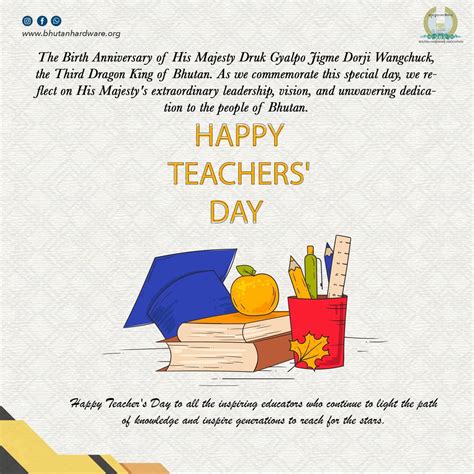 Happy Teacher’s Day - Bhutan Hardware Association