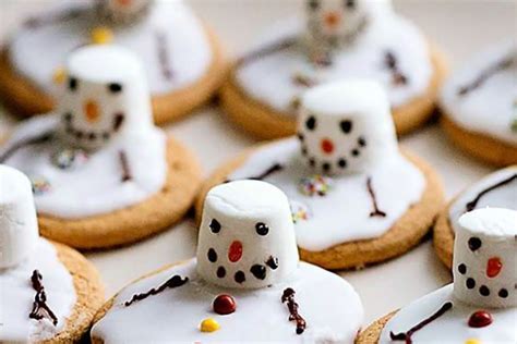 Melting Snowman Biscuits