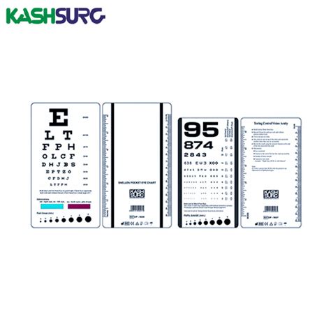 Snellen And Rosenbaum Pocket Eye Chart Kashmir Surgicals