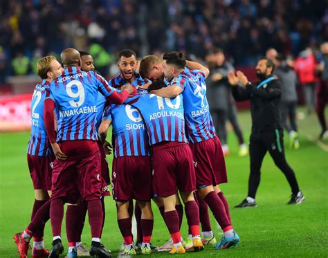 Trabzonspor her alanda zirvede İşte o tablo Aspor