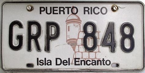 License Plate 101 in Puerto Rico