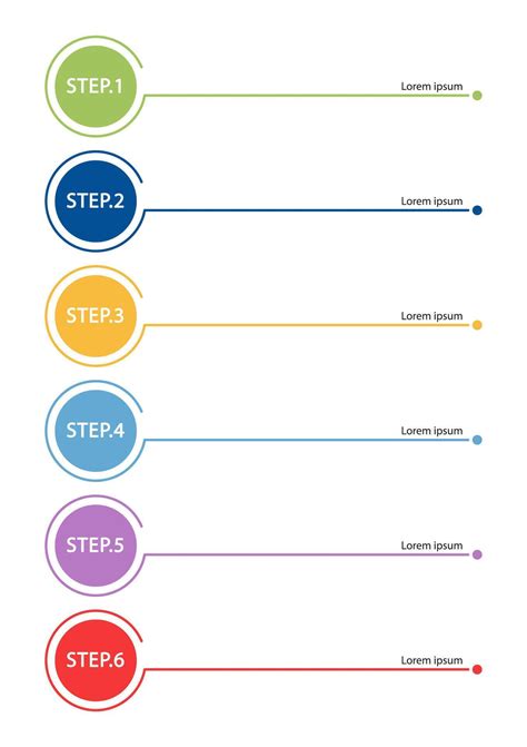 Business Infographic Thin Line Process With Square Template