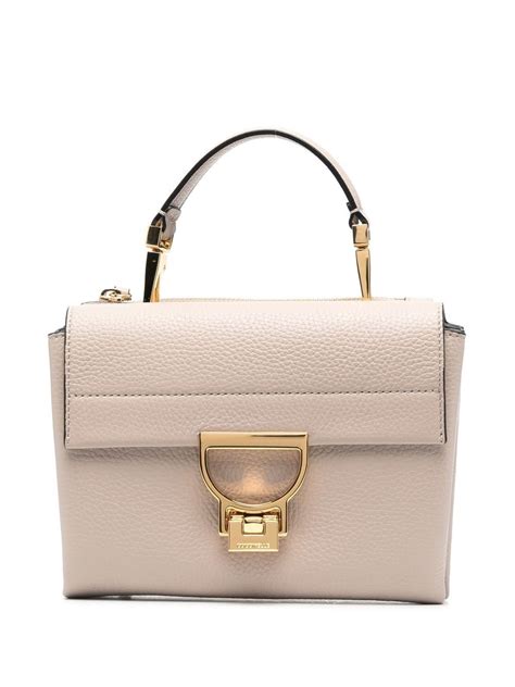 Coccinelle Arlettis Leather Tote Bag Neutrals Farfetch