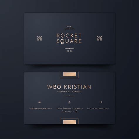 Premium Vector Luxury Business Cards Editables Templates Luxury