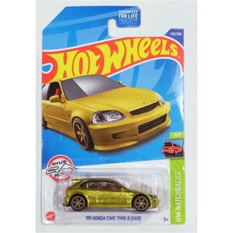 Hot Wheels Honda Civic Ek Sth Us Card Shopee Malaysia