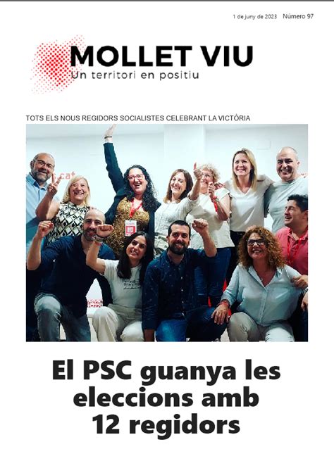 El Psc Guanya Les Eleccions Amb Regidors Mollet Viu