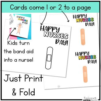 Nurse Appreciation - School Nurse - Nurses Day Cards | TPT