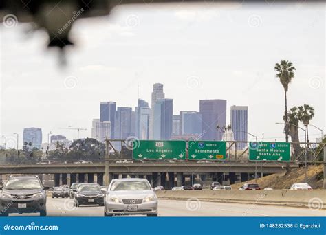 Los Angeles California Usa May 2019 Downtown Buildings Skyline And