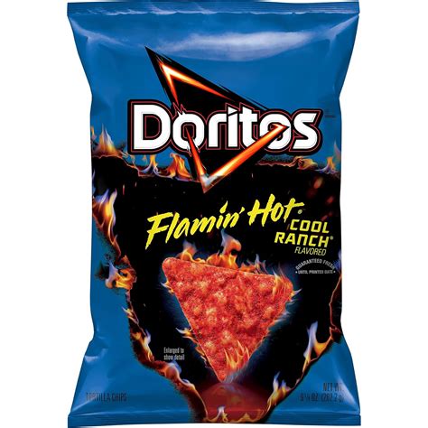 Buy Doritos Tortilla Chips Flamin Hot Cool Ranch 9 25oz Bag Online