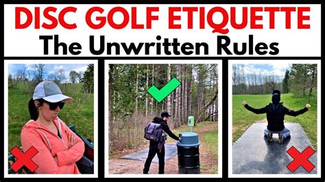 The Dos And Donts Of Disc Golf Etiquette Youtube