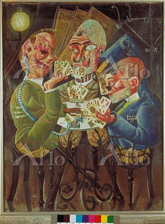 Artist Dix Otto 1891 1969 Imagetitle The Skat Players 1920