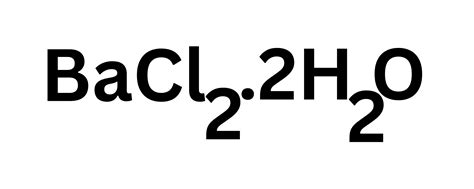 BARIUM CHLORIDE DIHYDRATE, 99% EXTRAPURE