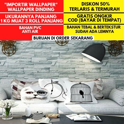 Jual Wallpaper Dinding Kamar Tidur Stiker Dinding Kamar Tidur Sticker