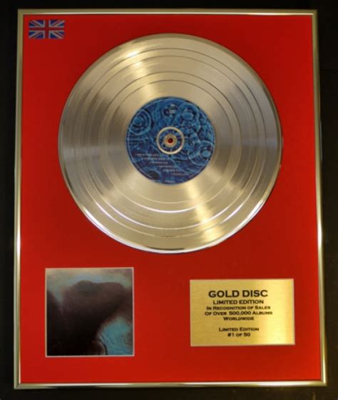 Pink Floyd Limited Edition Cd Gold Disc Record Coa Meddle