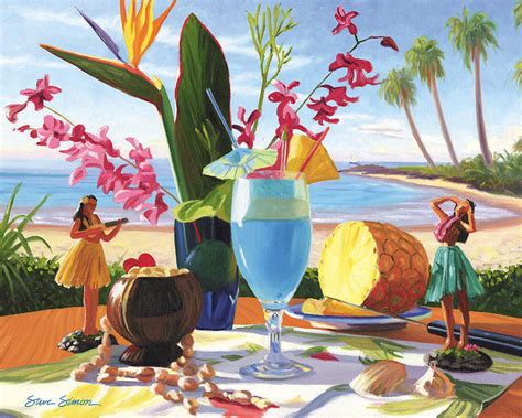 Blue Hawaiian by Steve Simon