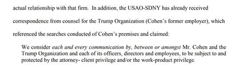 Brad Heath On Twitter In A Nutshell Doj Says Cohen Appeared To Have