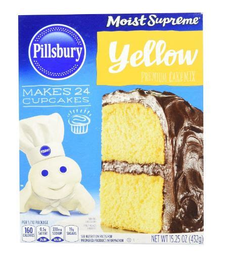 Pillsbury Moist Supreme Premium Cake Mix Classic Yellow 15 25 Oz