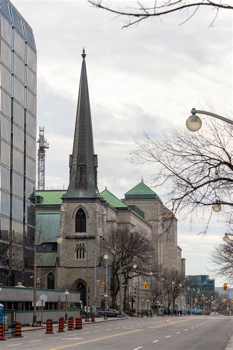 St Andrew S Presbyterian Church In Downtown Ottawa Canada Editorial