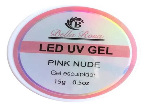 Uñas de gel UV Acrigel Bella Rosa Led g color rosa nude MercadoLibre
