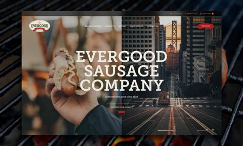 Evergood Sausages Css Design Awards