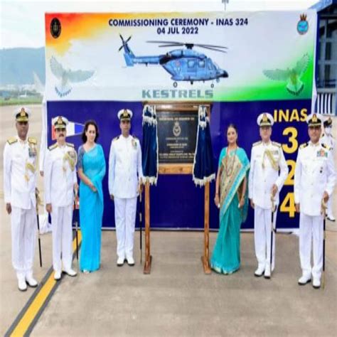 Indian Navy Commissions The First ALH Squadron INAS 324 Sakshi Education