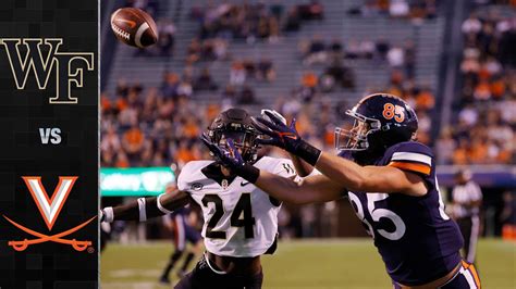 Wake Forest Vs Virginia Football Highlights 2021 Youtube