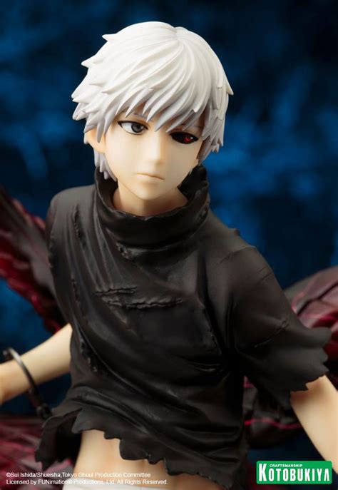 Tokyo Ghoul Ken Kaneki Awakened Ver Artfx J Statue From Kotobukiya