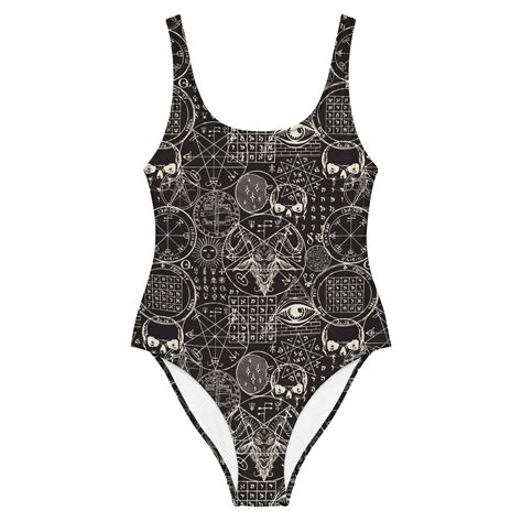 Summoning Spirits One-Piece Women’s Swimsuit | Goth Cloth Co.