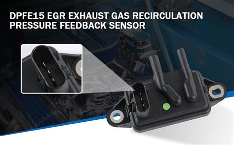 Amazon EGR Exhaust Gas Recirculation Pressure Feedback Sensor