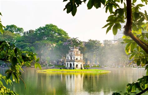 Rese A De Viaje Del Lago Hoan Kiem Viajar Jugar Explorar De