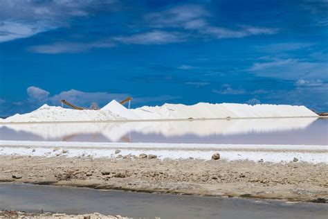 Salt Mine Seen from Across Lake · Free Stock Photo